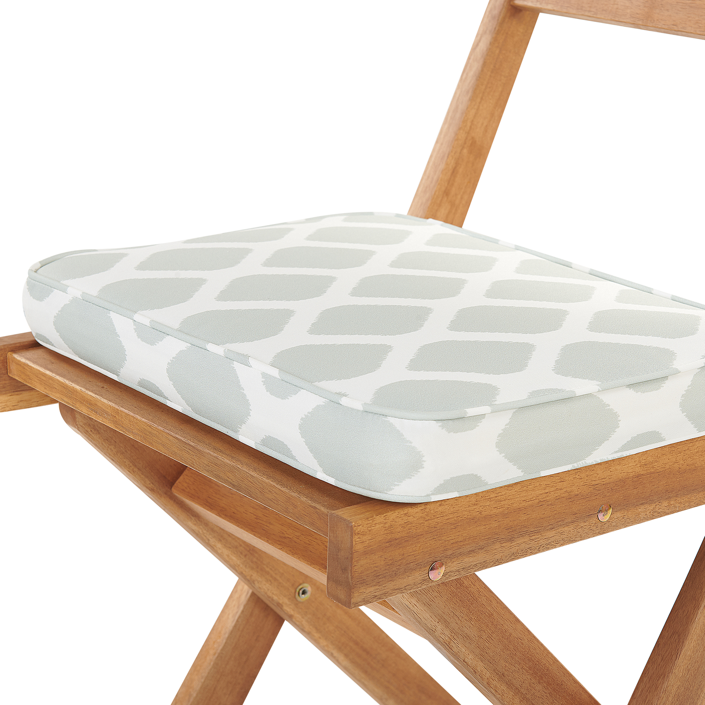 Bistro Set inkl. Kissen klappbar FIJI Holz Mintgrün