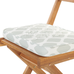 Bistro Set inkl. Kissen klappbar FIJI Holz Mintgrün