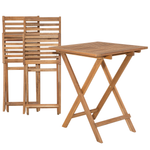 Bistro Set inkl. Kissen klappbar FIJI Holz Mintgrün
