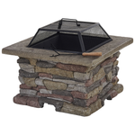 Grill-Feuerstelle KELUD Beton Grau