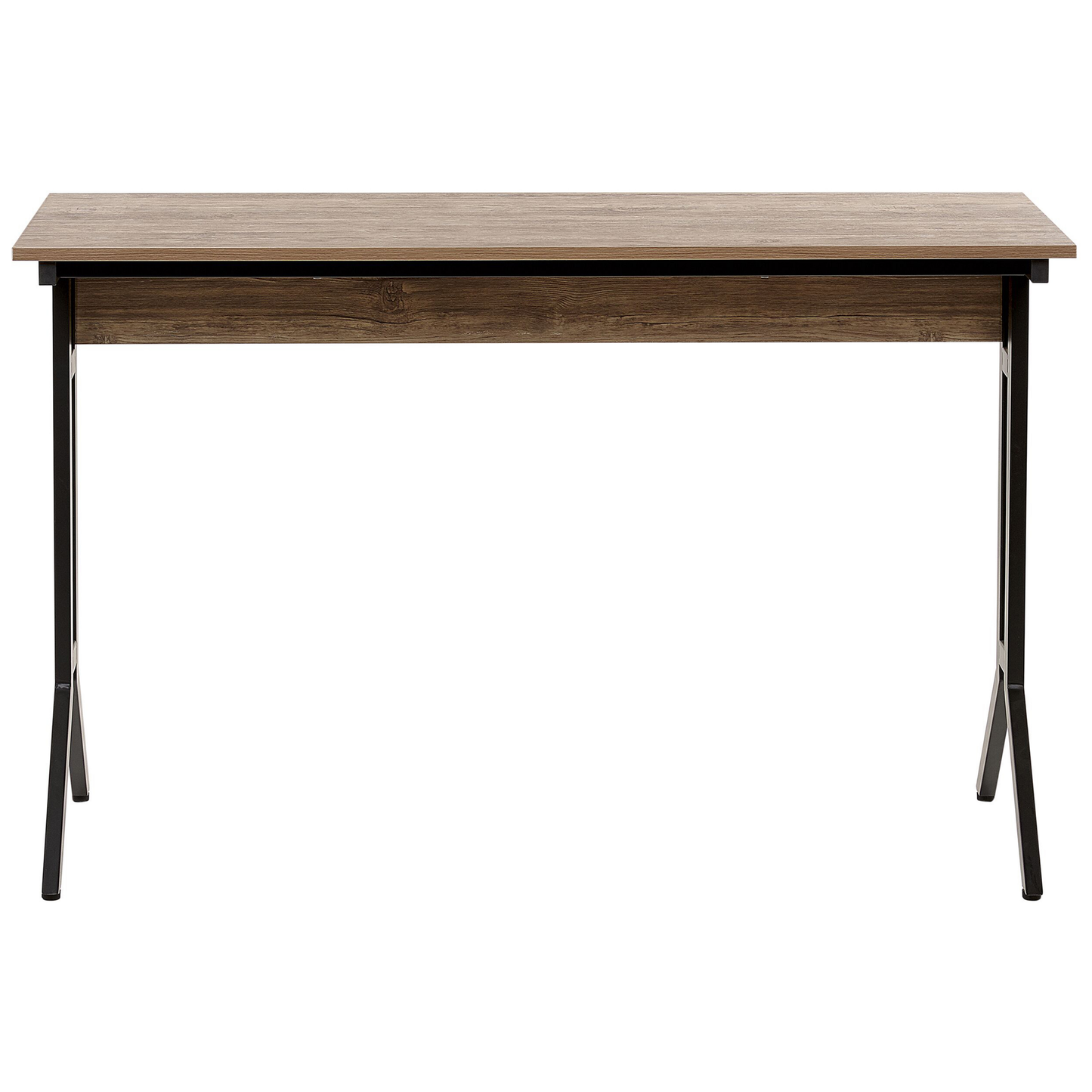 Schreibtisch dunkler Holzfarbton 120 x 48 cm CREEK