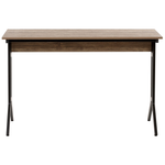 Schreibtisch dunkler Holzfarbton 120 x 48 cm CREEK