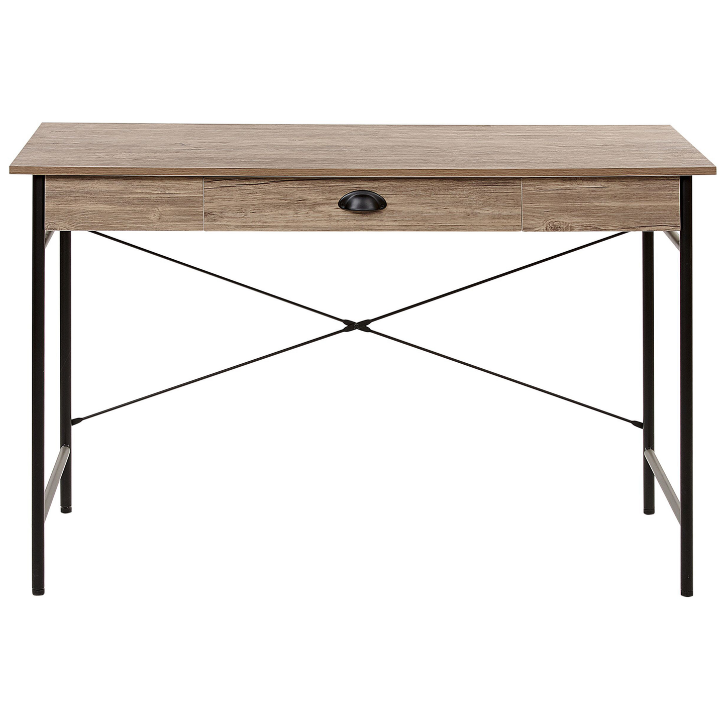 Schreibtisch dunkler Holzfarbton 120 x 60 cm CASCO