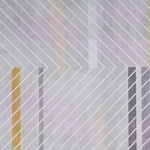 Teppich grau-gelb 80 x 150 cm Streifenmuster Kurzflor ERGENLI