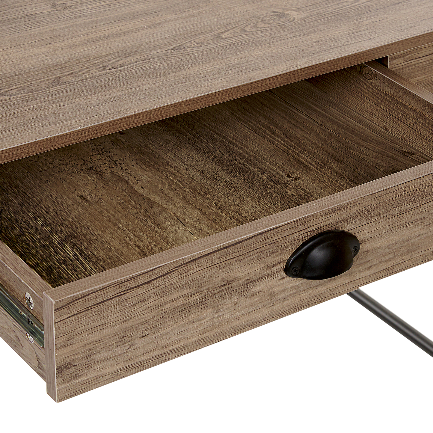 Schreibtisch dunkler Holzfarbton 120 x 60 cm CASCO