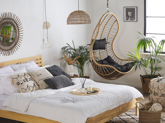 Hängesessel PINETO Polyrattan Naturfarben