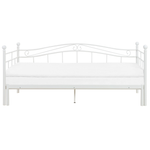 Ausziehbett Metall TULLE 80 x 200 cm Weiss