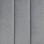 Bett mit Lattenrost Samtstoff MARVILLE 180 x 200 cm Grau