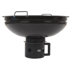 Gartentisch MANFRIA 105 cm 105 cm Metall Dunkelbraun