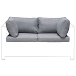 Outdoor Kissenbezug Set MILANO Grau