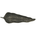 Dekoschale Aluminium silber Blatt 50 cm LILEA