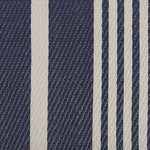 Outdoor Teppich dunkelblau 120 x 180 cm Streifenmuster Kurzflor HALDIA