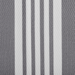 Outdoor Teppich grau 120 x 180 cm Streifenmuster DELHI