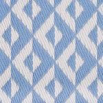 Outdoor Teppich hellblau 120 x 180 cm geometrisches Muster BIHAR