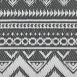 Outdoor Teppich schwarz 120 x 180 cm geometrisches Muster NAGPUR