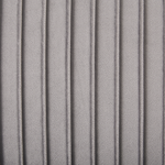 Bettbank Samtstoff hellgrau / gold 118 x 40 cm PATERSON