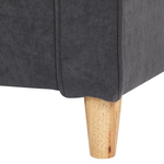 2-Sitzer Sofa Samtstoff dunkelgrau RONNEBY