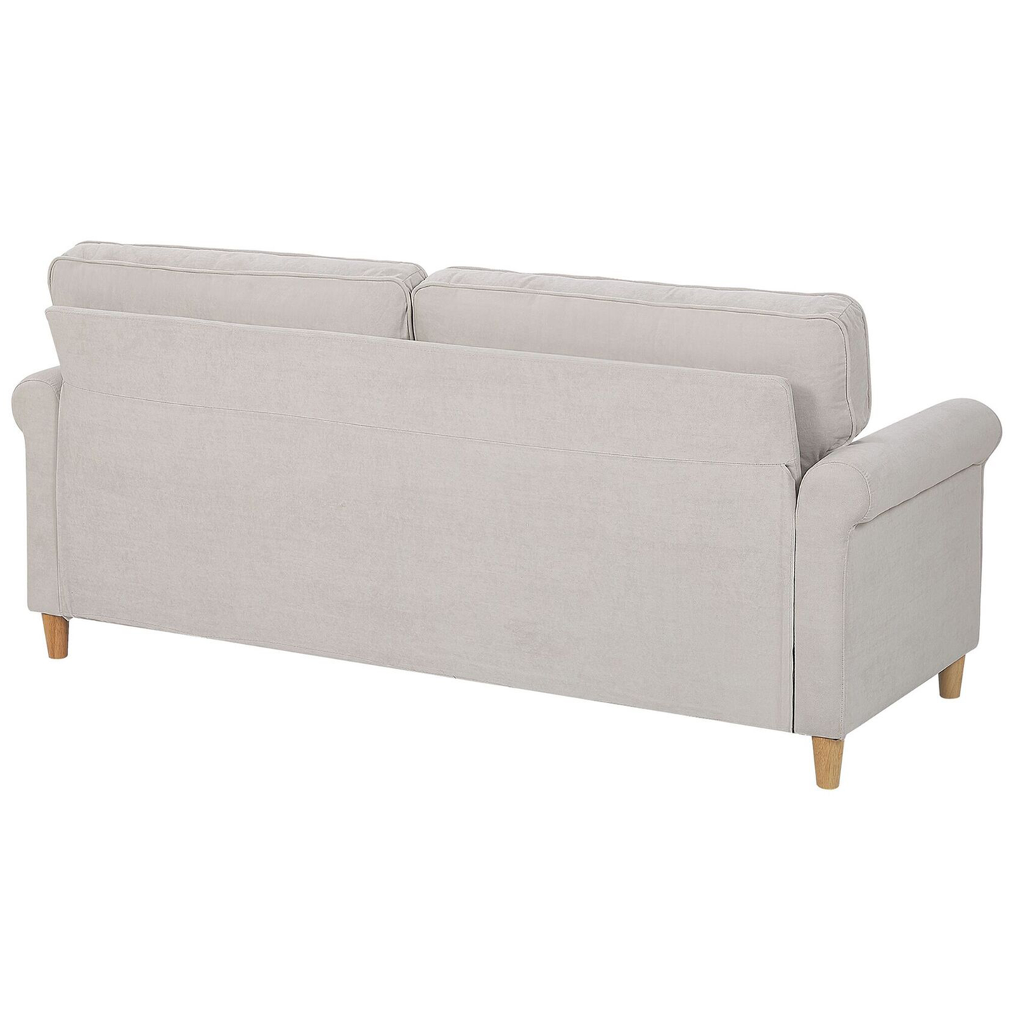 3-Sitzer Sofa Samtstoff helles Beige RONNEBY