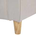 3-Sitzer Sofa Samtstoff helles Beige RONNEBY