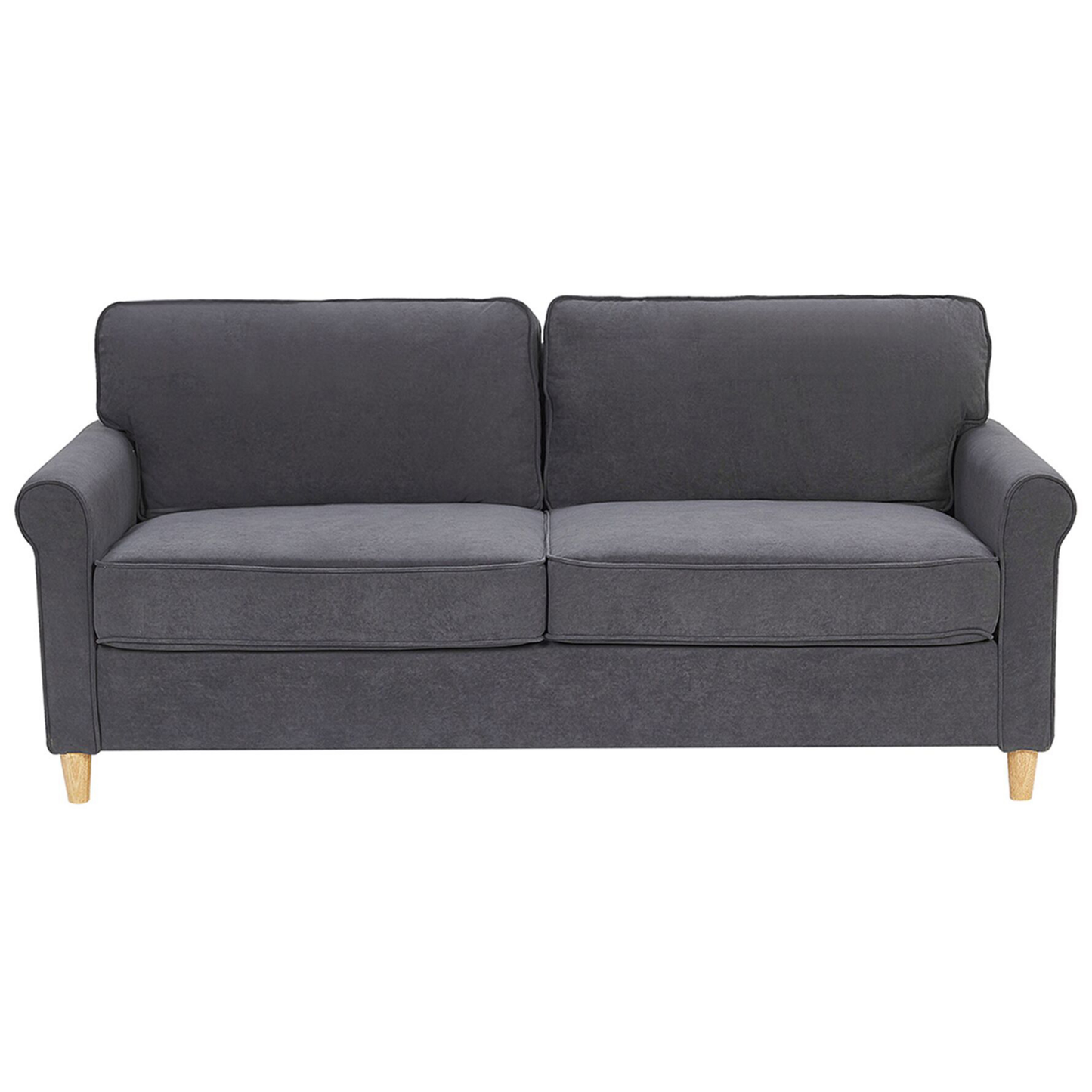 Sofa Set Samtstoff dunkelgrau 5-Sitzer RONNEBY