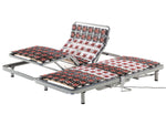 Lattenrost elektrisch verstellbar 2er Set STAR 180 x 200 cm Hellgrau