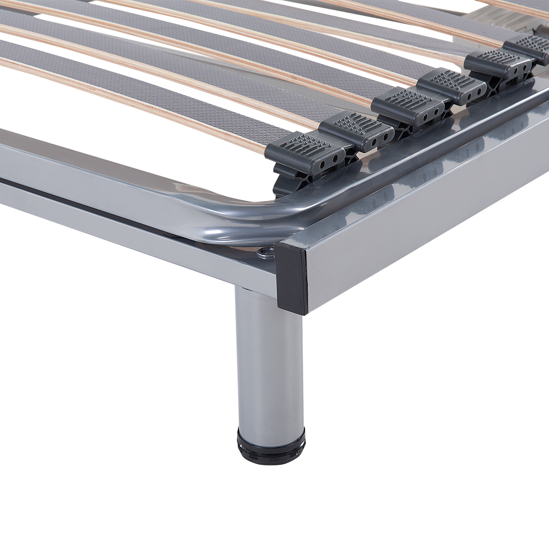 Lattenrost elektrisch verstellbar 2er Set COMFORT 180 x 200 cm Silber