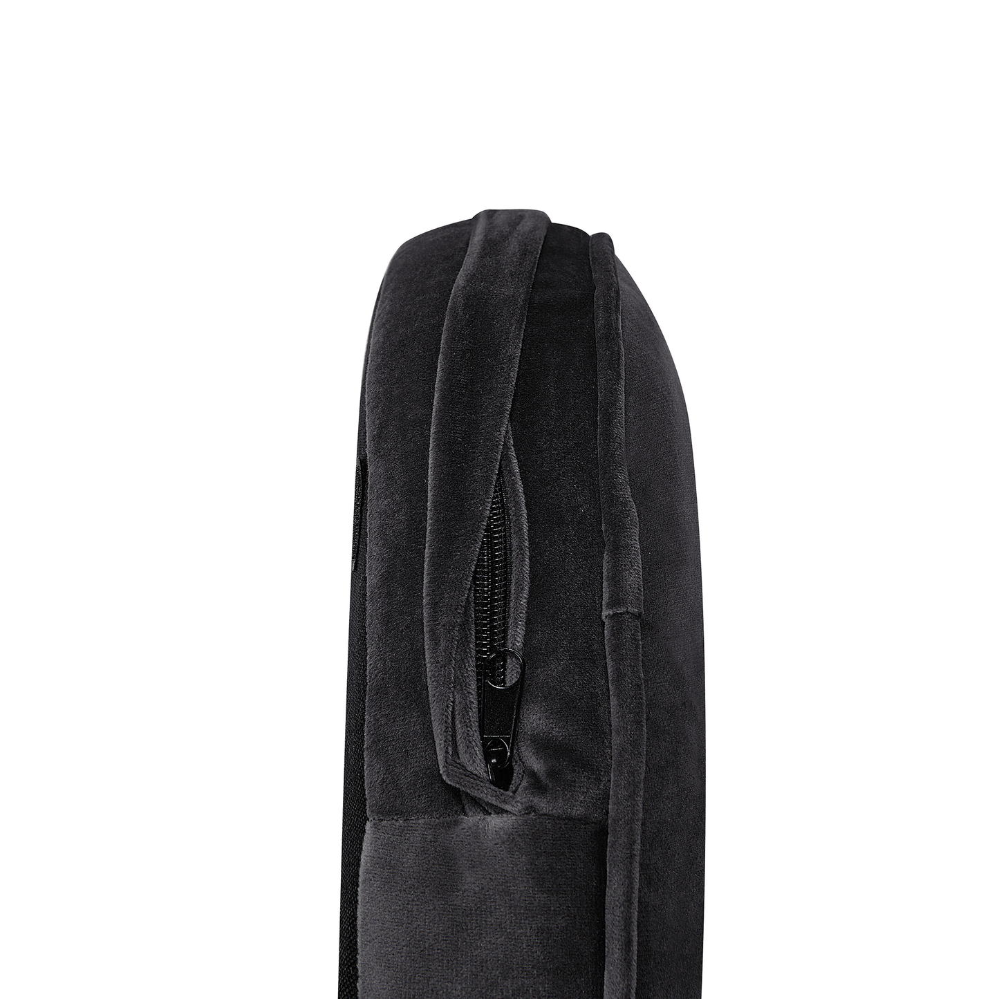 Sessel TROMSO Samtstoff Schwarz