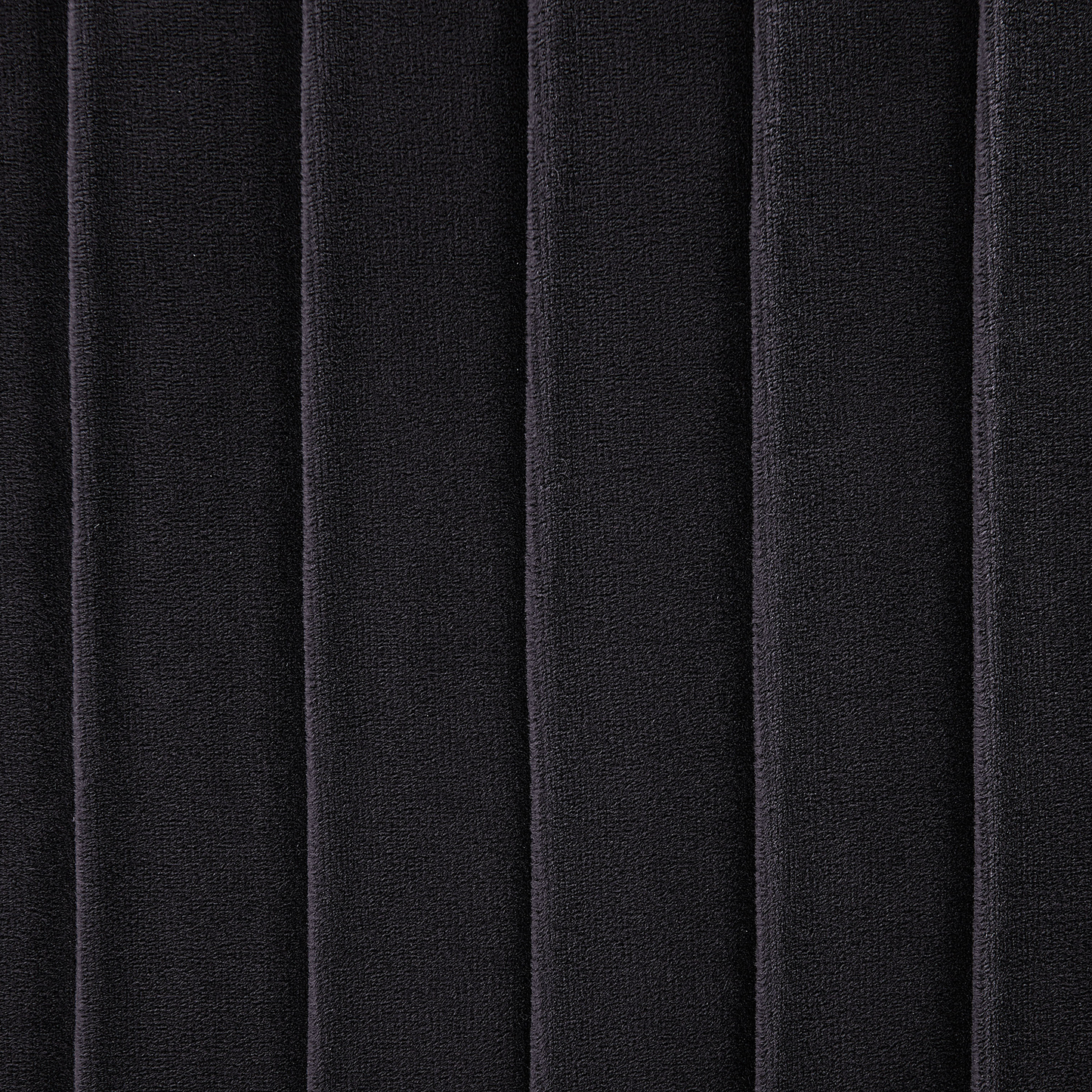 Sessel TROMSO Samtstoff Schwarz