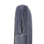 Sessel TROMSO Samtstoff Grau