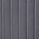 Sessel TROMSO Samtstoff Grau