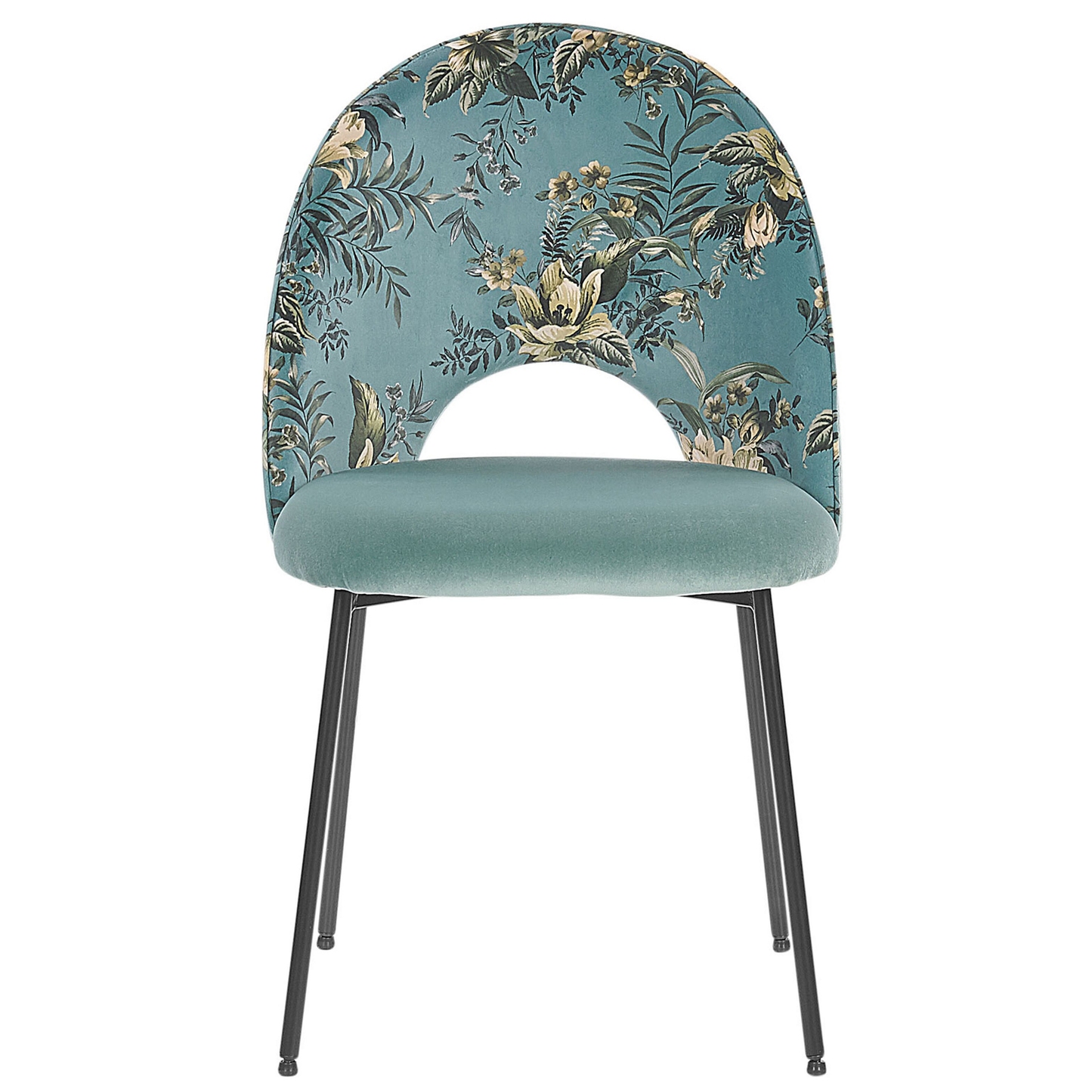 Esszimmerstuhl 2er Set COVELO Samtstoff Mintgrün