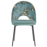 Esszimmerstuhl 2er Set COVELO Samtstoff Mintgrün