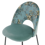 Esszimmerstuhl 2er Set COVELO Samtstoff Mintgrün