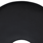 Esszimmerstuhl 2er Set MAGALIA Samtstoff Schwarz