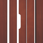 Gartenliege Akazienholz dunkelbraun rollbar TOSCANA