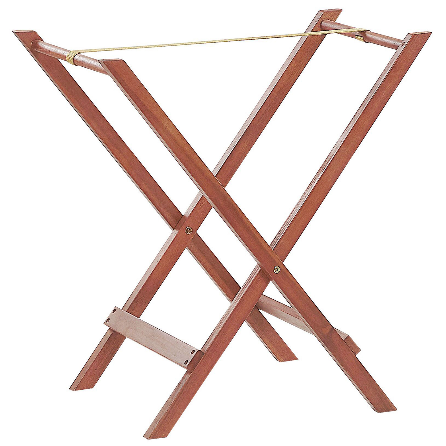 Bistro Set Holz Dunkler Holzfarbton TOSCANA