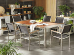 Gartentisch GROSSETO 180 cm 90 cm Eukalyptusholz Braun