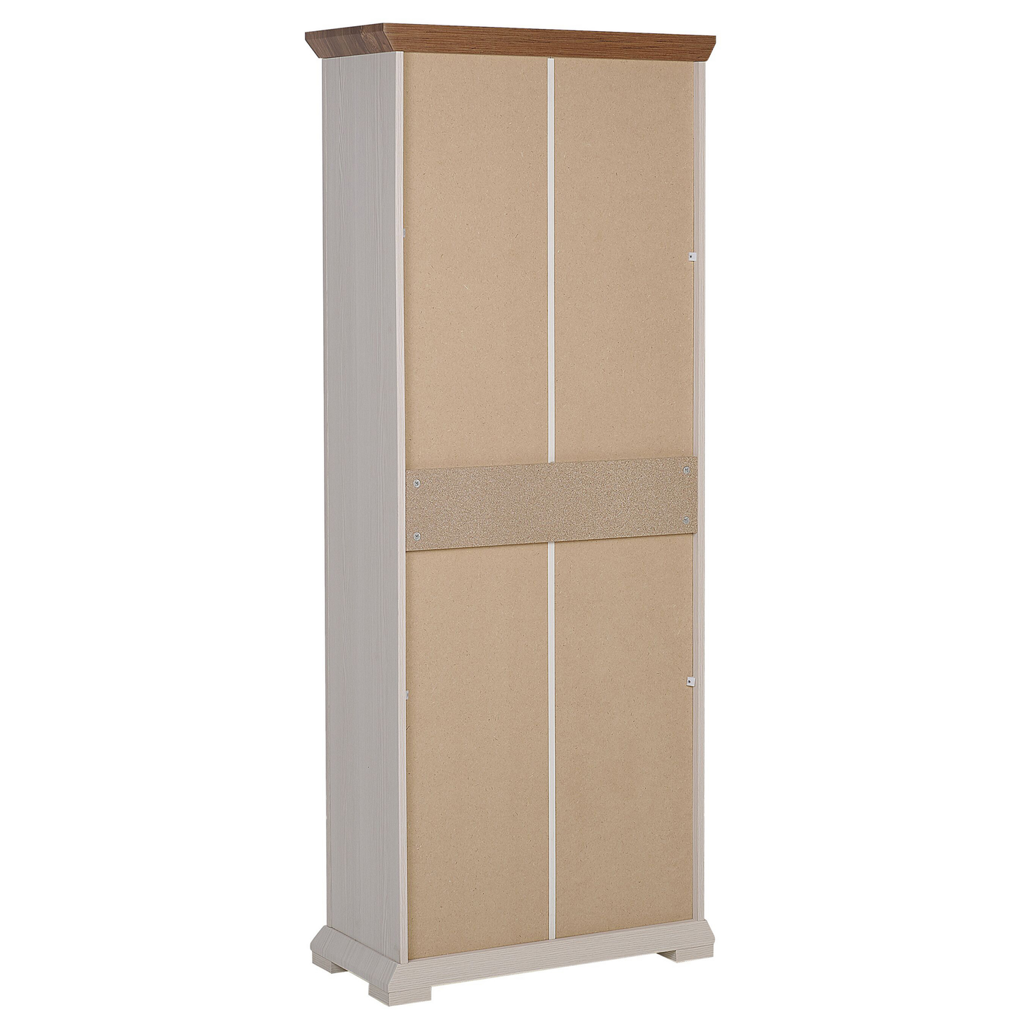Bücherregal mit 4 Fächern Creme KINGSTON
