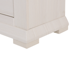 Bücherregal mit 4 Fächern Creme KINGSTON