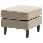 3-Sitzer Sofa beige mit Ottomane AVESTA
