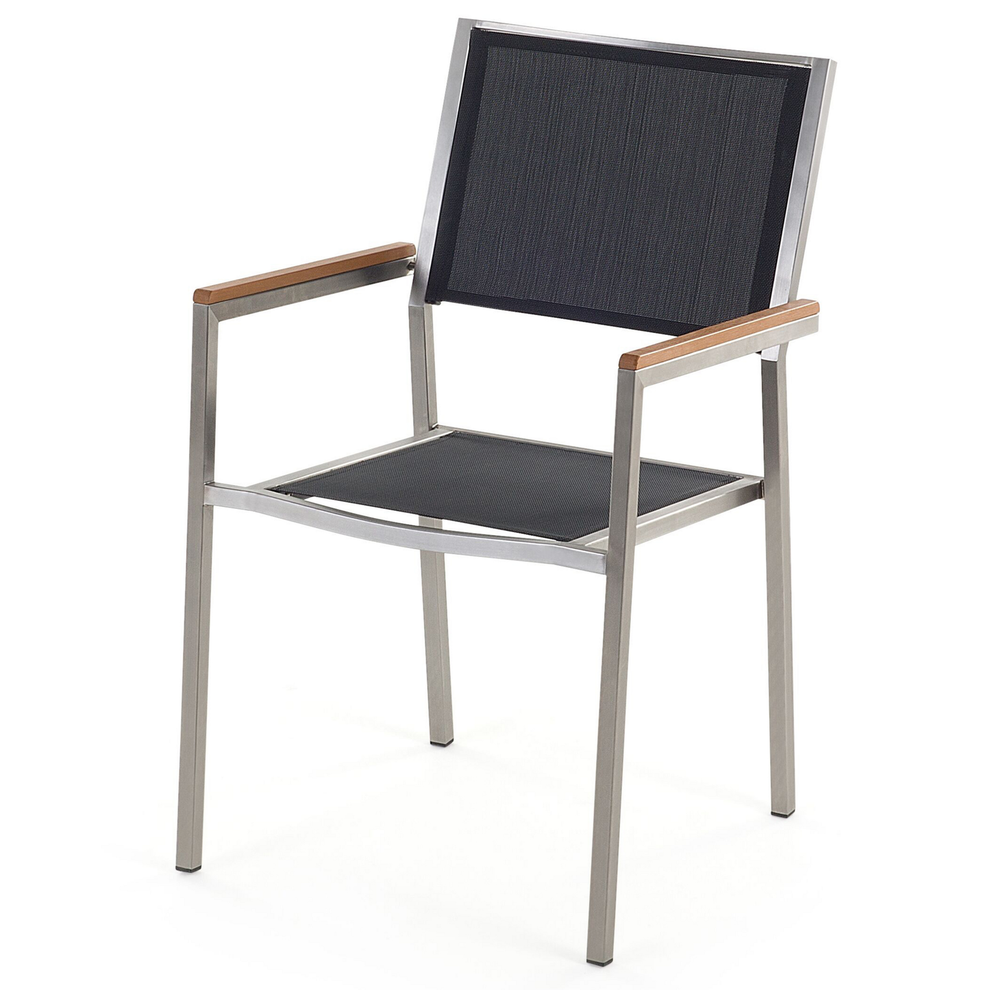 Gartenmöbel Set 6-Sitzer GROSSETO Eukalyptusholz Braun / Schwarz