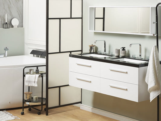 Badmöbel Set weiss MALAGA