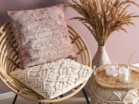 Kissen 2er Set Rosa VAKAYAR 45 x 45 cm