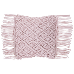 Dekokissen 2er Set YANIKLAR Baumwolle 40 x 40 cm Rosa Geometrisches Muster