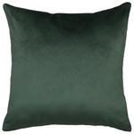 Dekokissen 2er Set BLITZEN Samtstoff 45 x 45 cm Dunkelgrün Weihnachtsmotiv
