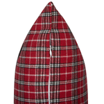 Dekokissen 2er Set COMET 45 x 45 cm Dunkelrot Weihnachtsmotiv