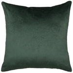 Dekokissen glänzende Oberfläche Samtstoff dunkelgrün 45 x 45 cm 2er Set HONEYWORT
