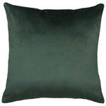 Dekokissen 2er Set BELLEROSE Samtstoff 45 x 45 cm Dunkelgrün Pflanzenmuster