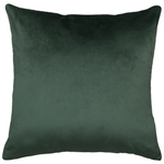 Dekokissen 2er Set BLUEBELL Samtstoff 45 x 45 cm Dunkelgrün Tiermuster