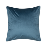 Dekokissen 2er Set GARDENIA Samtstoff 45 x 45 cm Blau Abstraktes Muster